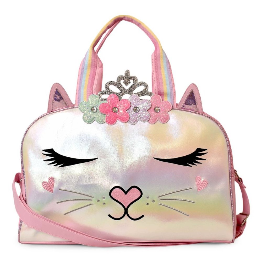NWT Pink Princess Kitty Duffel Bag
